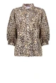 Geisha 53237-20 blouse leopard print