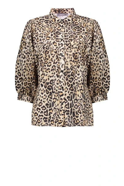 Geisha 53237-20 blouse leopard print
