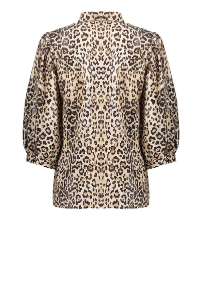 Geisha 53237-20 blouse leopard print