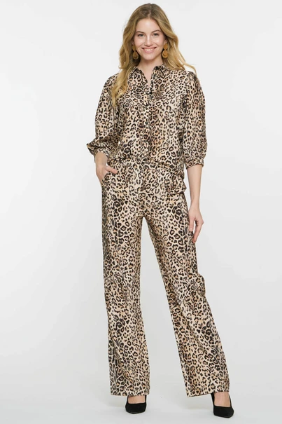Geisha 53237-20 blouse leopard print