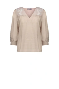 Geisha 53405-14 blouse borduur v-hals
