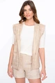 Geisha 55125-20 gilet structuur goud