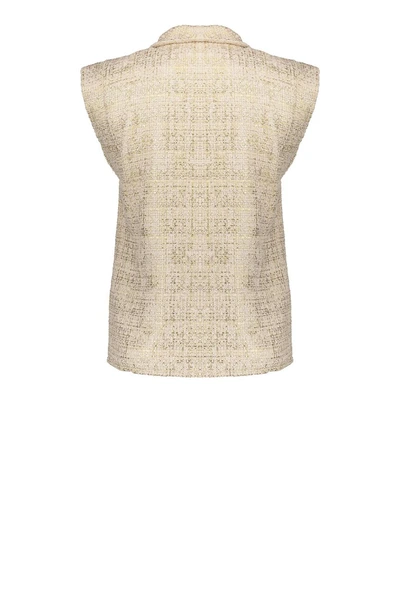 Geisha 55125-20 gilet structuur goud