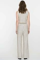 Geisha 55126-20 streep gilet linnen