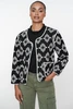 Geisha 55127-20 vest jasje print