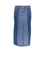 Geisha 56000-10 denim rok vlakken