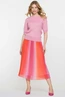 Geisha 56030-60 plisse rok strepen