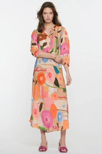 Geisha 56080-70 print rok bloem