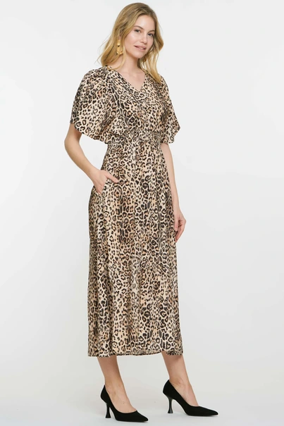 Geisha 57092-20 jurk leopard print