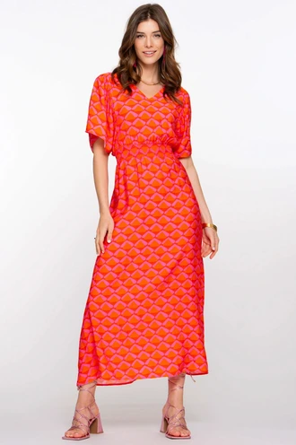 Geisha 57092-20 maxi dress print