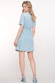 Geisha 57301-10 denim jurk midi