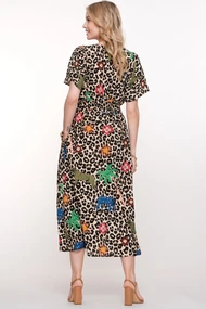 Geisha 57348-20 jurk leopard print