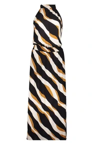 Geisha 57394-70 halter jurk satijn