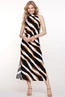 Geisha 57394-70 halter jurk satijn
