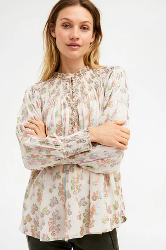 Gustav amber chiffon shirt 50604 7491