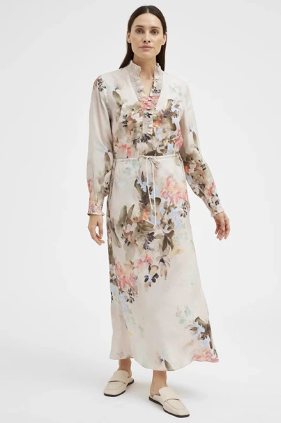 Gustav britney lange jurk bloem print