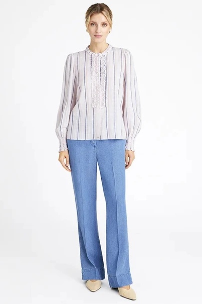 Gustav cana shirt 56631 streep ruffle
