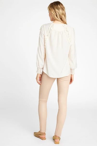 Gustav genny stretch leather broek