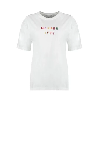 Harper&Yve logo-ss ss22f300 t-shirt basis