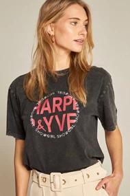 Harper&Yve showgirl-ss t`shirt met logo