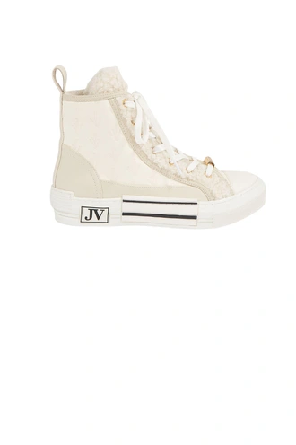 Josh V berdina hoge sneaker bont logo