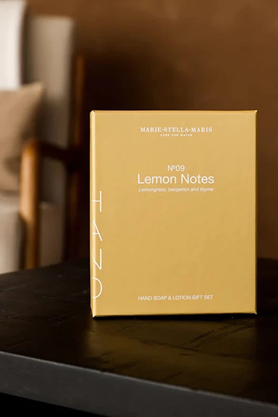 Marie Stella Maris hand gift set lemon notes