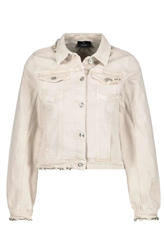 Monari 406831 jeans jacket met strass