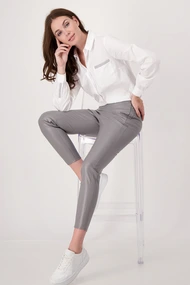 Monari 806103 fake leather pantalon