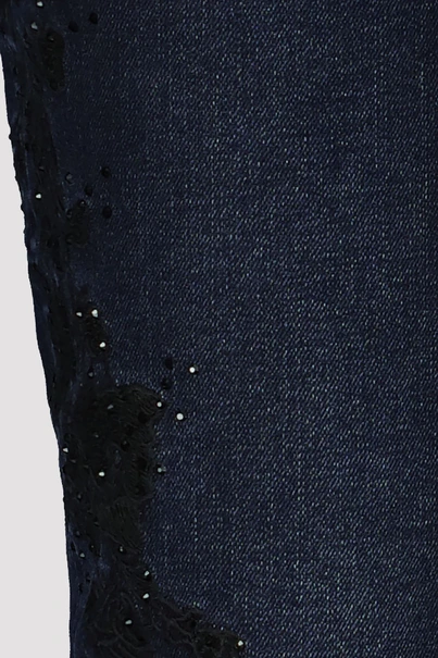 Monari 806538 jeans borduur strass