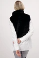 Monari 806572 gilet fake fur kort