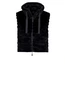 Monari 806572 gilet fake fur kort