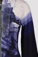 Monari 806596 vest print ballonmouw
