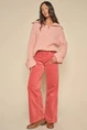 Mos Mosh mmdara corduroy broek wide leg