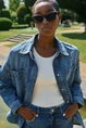 Mos Mosh mmemme marine blouse strass