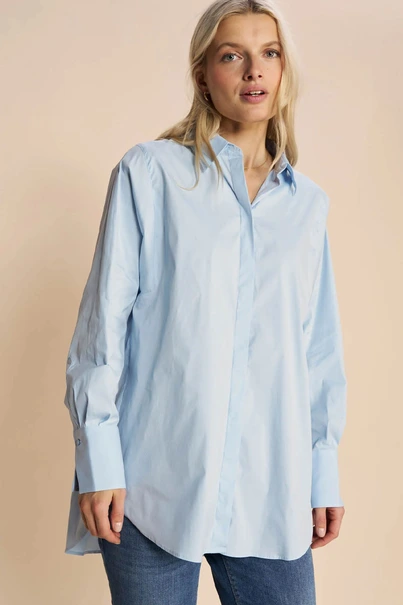 Mos Mosh mmenola shirt classic popline