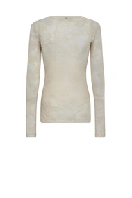 Mos Mosh mmloretta velvet leafy blouse