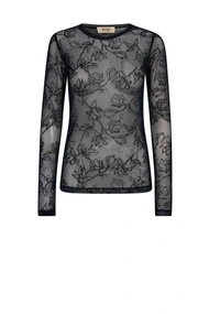 Mos Mosh mmloretta velvet leafy blouse