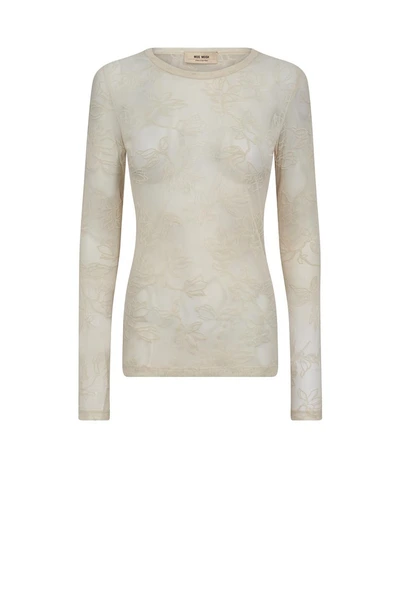 Mos Mosh mmloretta velvet leafy blouse