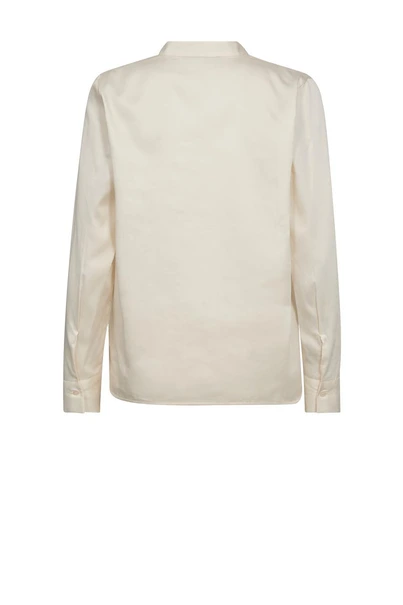 Mos Mosh mmlundra pleat blouse katoen