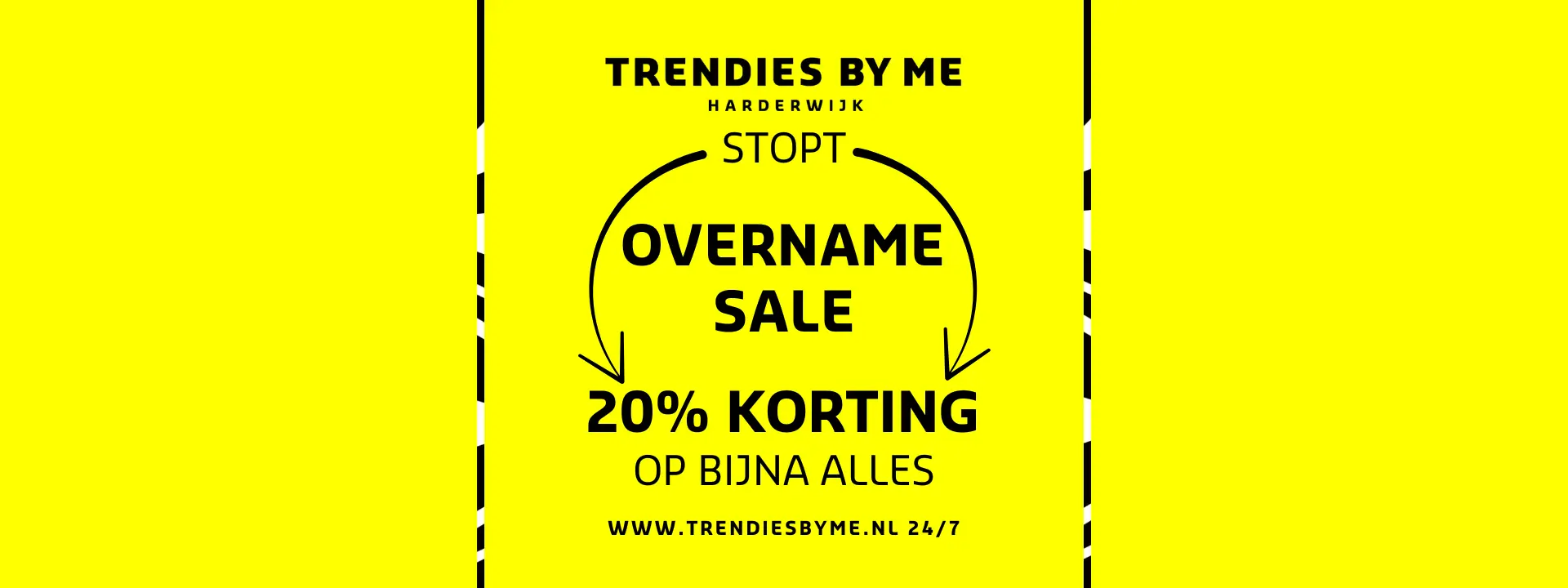 Overname sale 20%