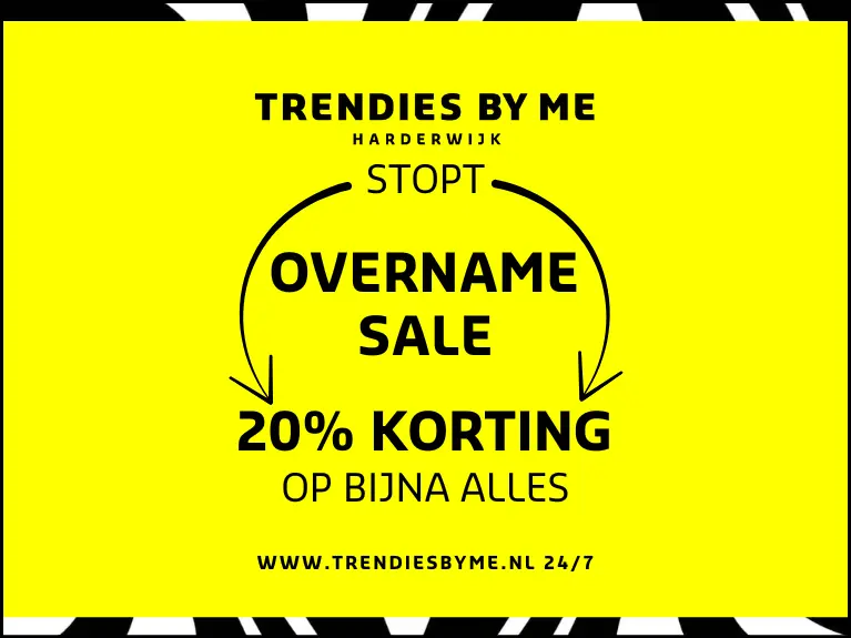 Overname sale 20%