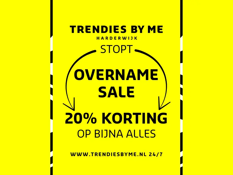 Overname sale 20%