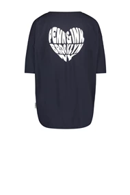 Penn & Ink N.Y. s22f1066 t-shirt rondgesneden