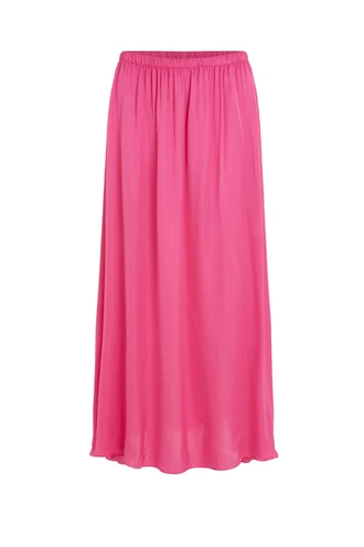 Penn & Ink N.Y. s23f1219 lange wijde rok satin