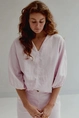 Penn & Ink N.Y. s23z516 blouse linnen mix vh