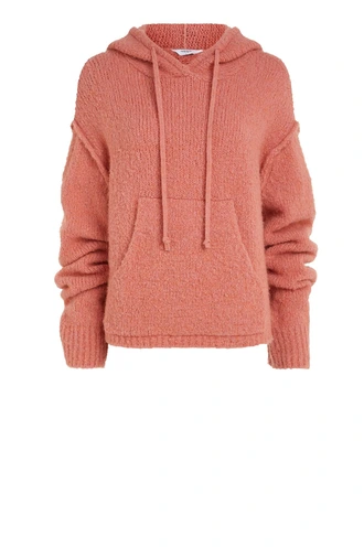 Penn & Ink N.Y. w22l173 hoodie zak en koord