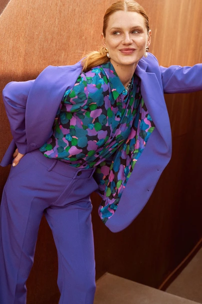 POM Amsterdam blazer rever 2 knnops sp7449