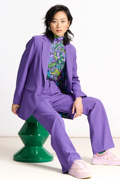 POM Amsterdam blazer rever 2 knnops sp7449