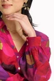 POM Amsterdam blouse brushwork sp7408 glans