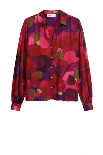 POM Amsterdam blouse brushwork sp7408 glans